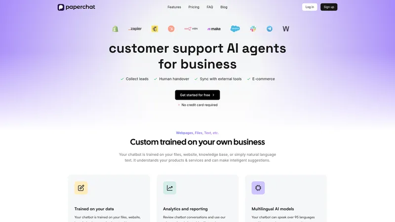 Paperchat interface