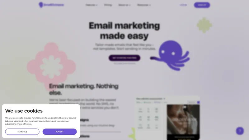 EmailOctopus interface