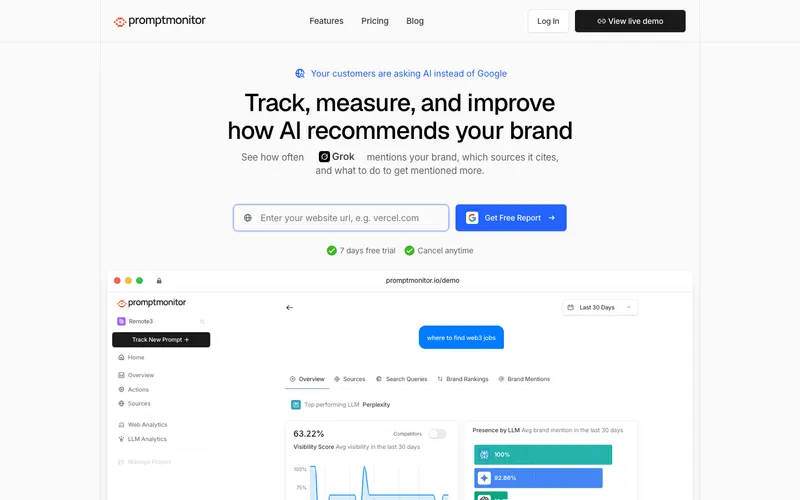 PromptMonitor interface
