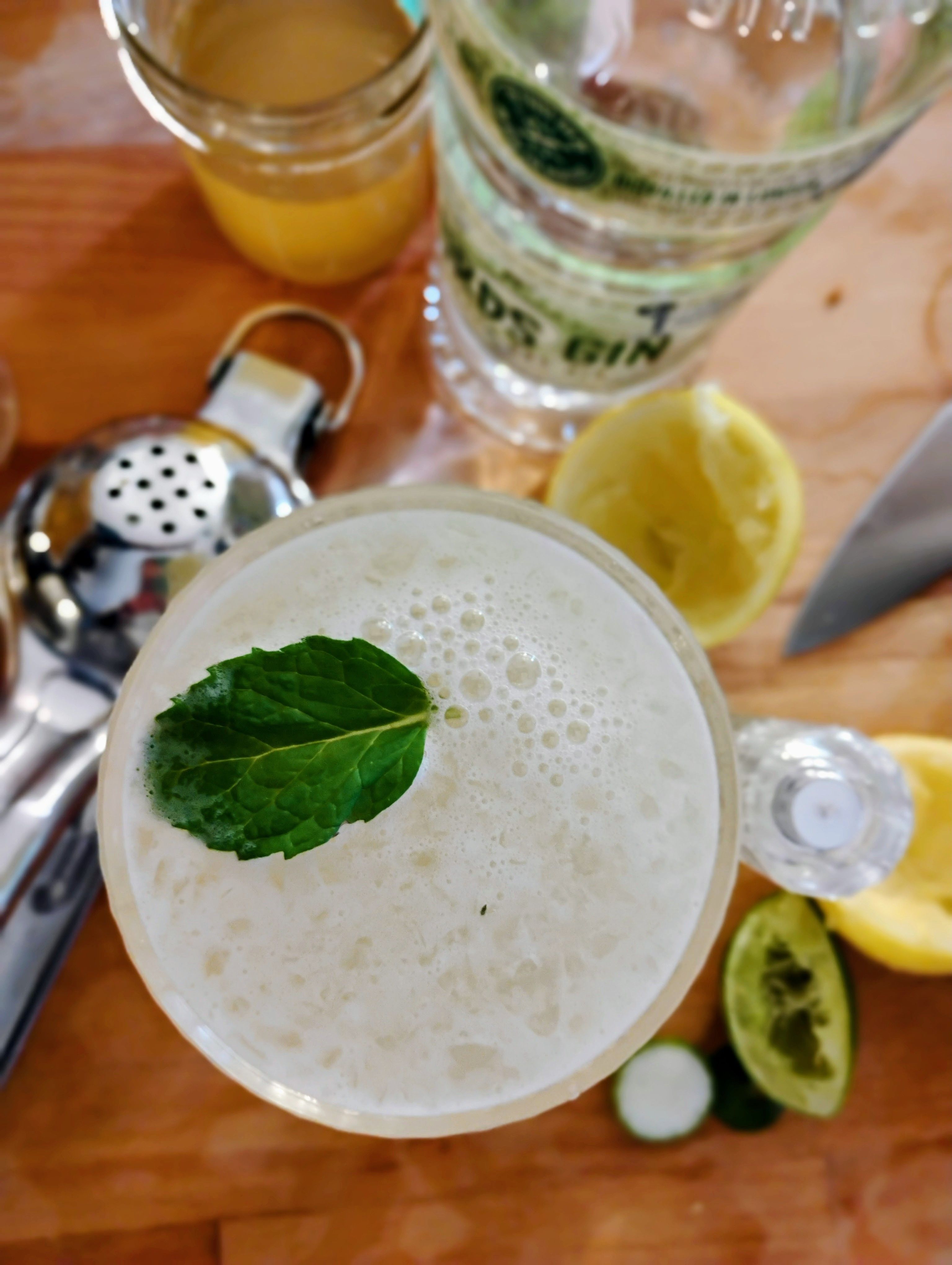 Lilac Gin Sour