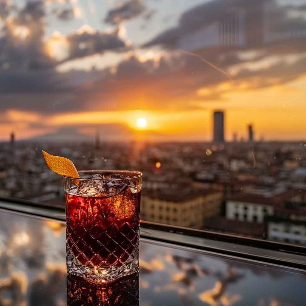 Sunset in Milan