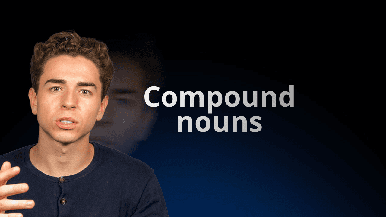 Guru flowexam.com menerangkan kata majmuk dalam bahasa Inggeris dengan contoh pada papan putih untuk persediaan TOEIC®