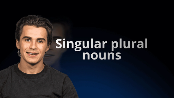 flowexam.com teacher explaining singular and plural noun rules with examples for TOEIC® preparation