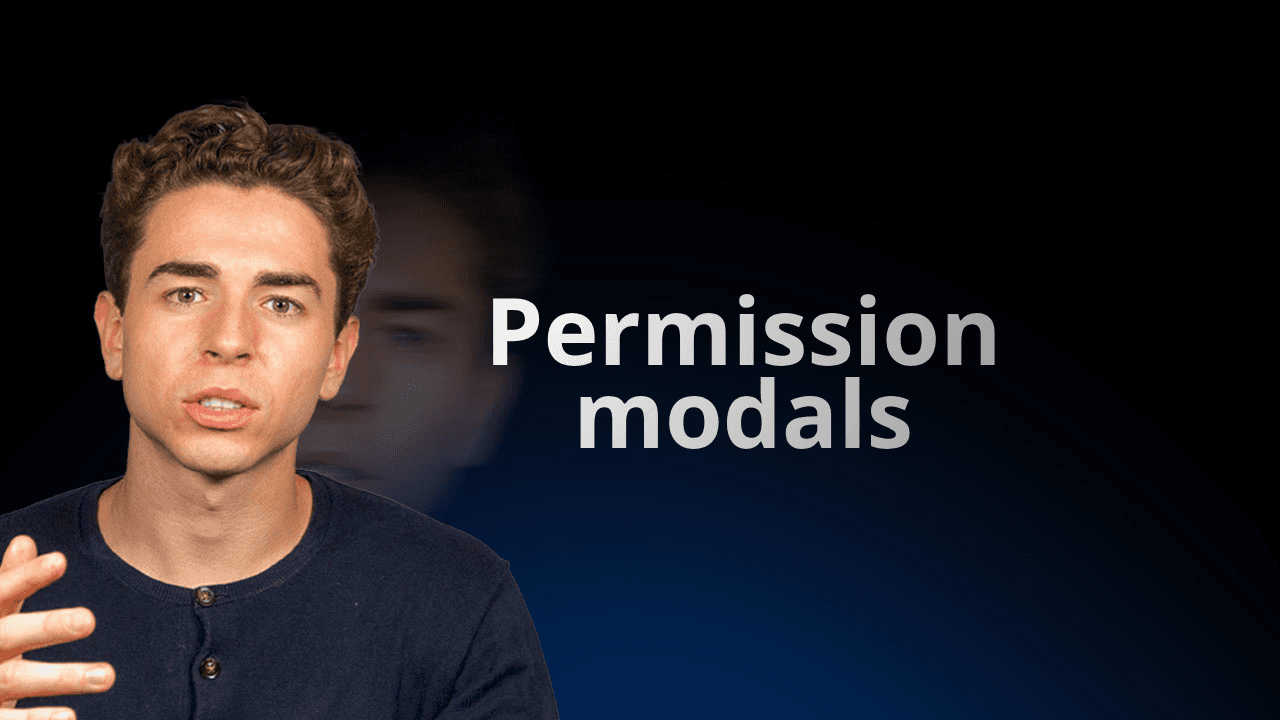 Učitel z flowexam.com vysvětluje v angličtině vyskakovací okna s povolením pro přípravu na TOEIC®