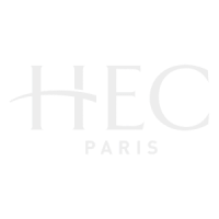 Official logo of HEC Business School (hec.edu), academic partner of flowexam.com for premium TOEIC preparation.