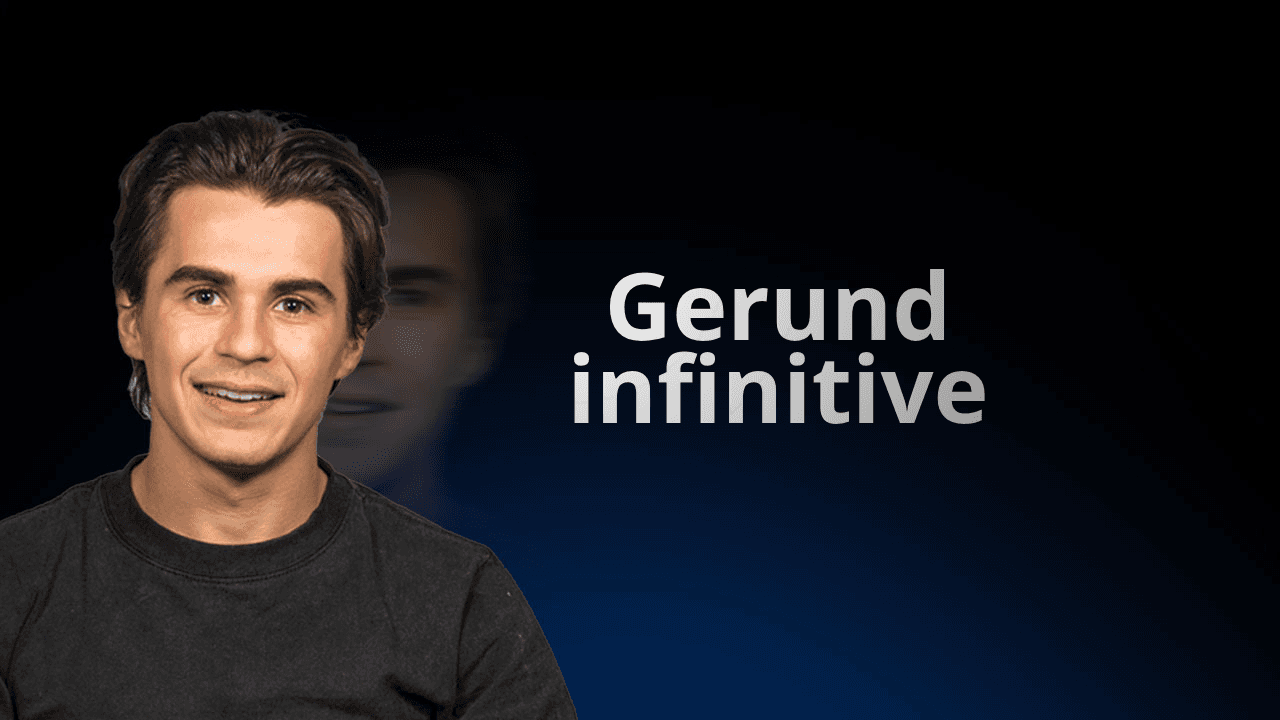 flowexam.com lærer forklarer på engelsk gerundium og infinitiv regler med eksempler til TOEIC® forberedelse