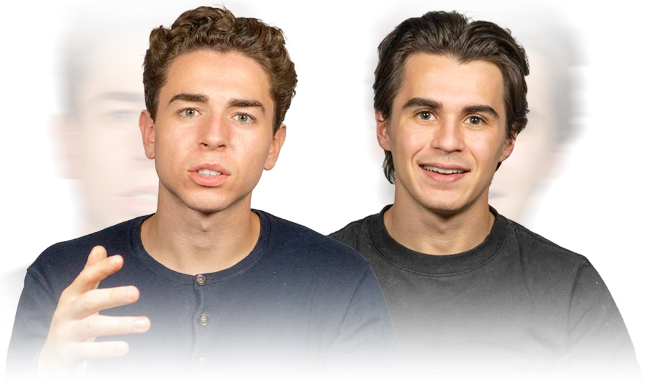 Louis and Antoine, the two founders of Flow Exam
