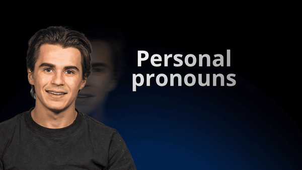 flowexam.com teacher explaining in English personal pronouns with examples for TOEIC® preparation