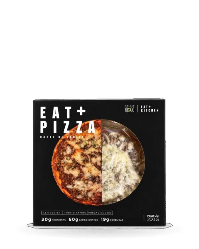 Mini pizza de carne de panela