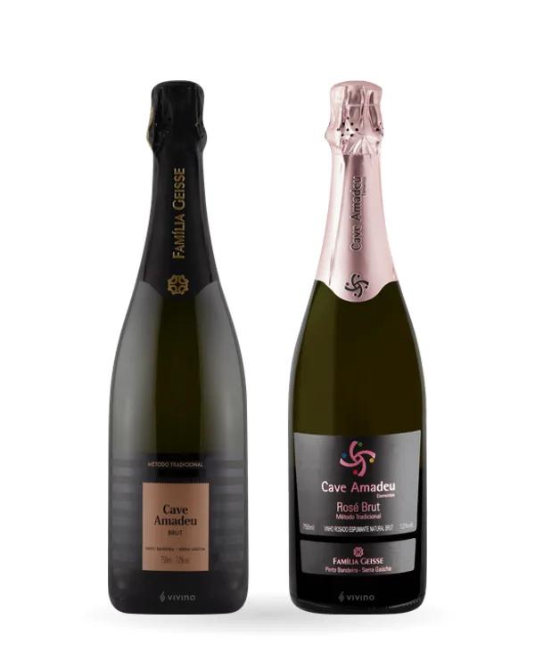 Cave Amadeu Brut e Brut Rosé