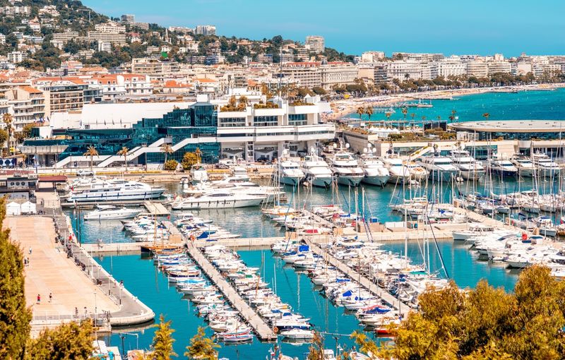 French riviera in Cannes city