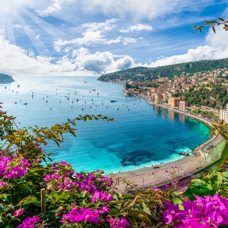 French Riviera coast