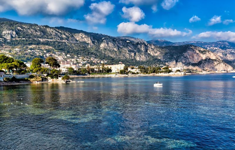 Coastline of Beaulieu-sur-Mer, French Riviera