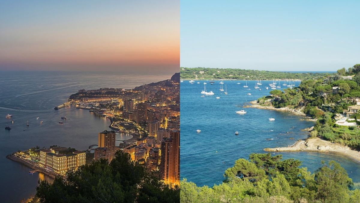 Monaco & Saint-Tropez, side by side