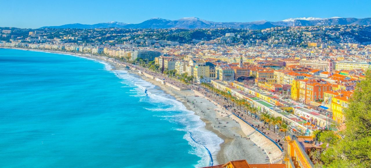 Seaside of Nice, France
