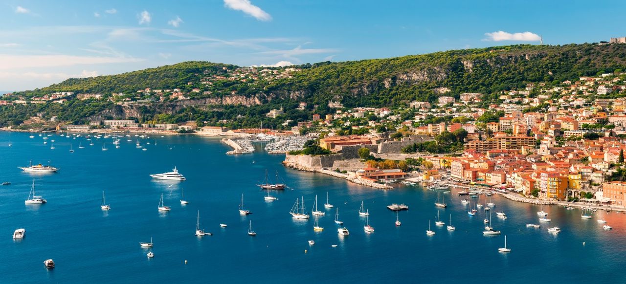 Villefranche-Sur-Mer and Cap De Nice on French Riviera