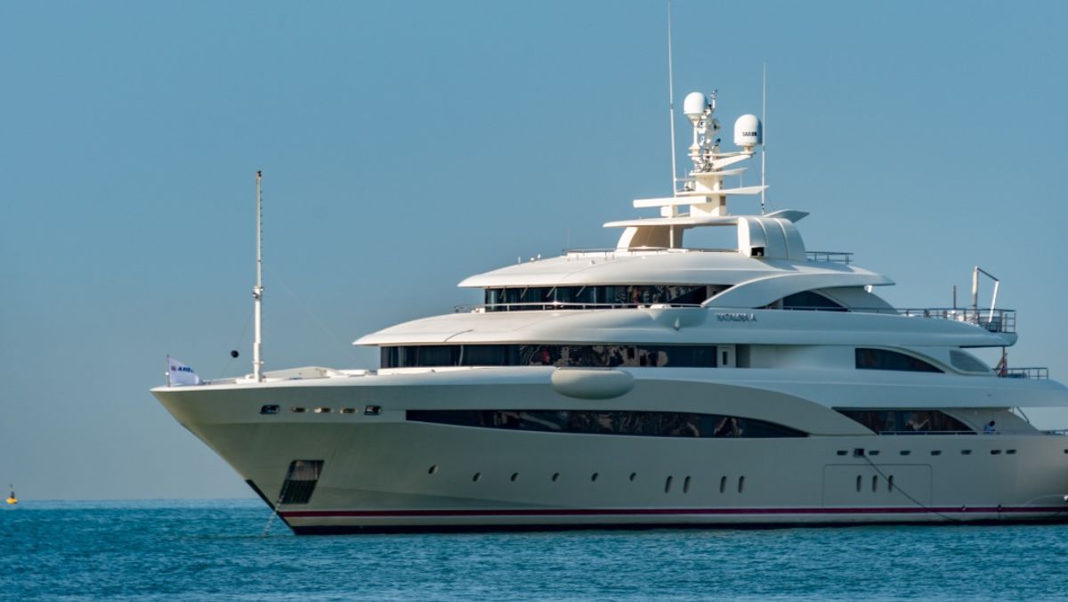 White Yacht on Sea