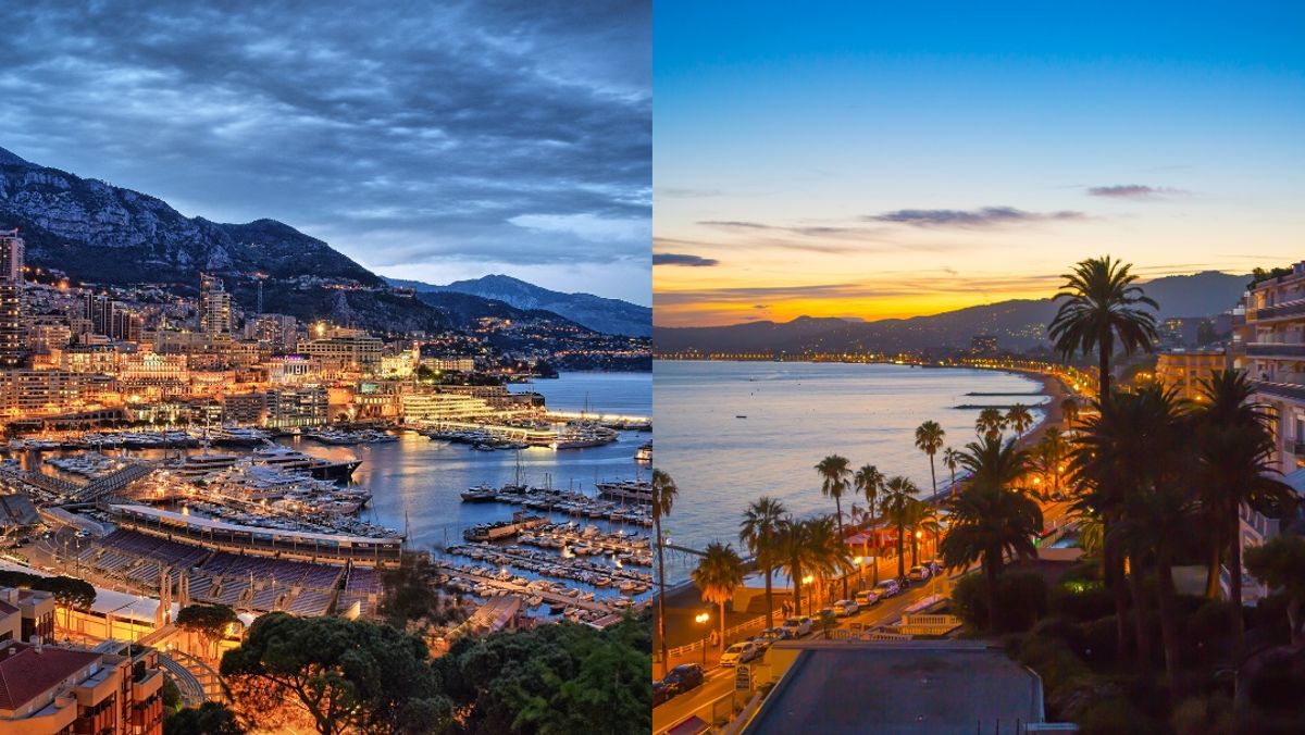Monaco & Cannes, side by side
