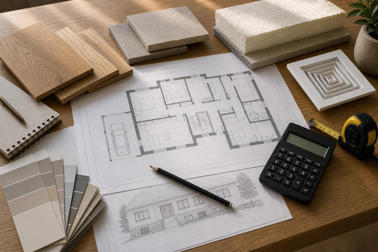 Plan fazne renovacije kuće s nacrtima