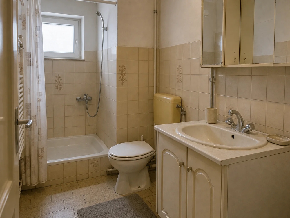 Mala kupaonica prije odabira keramike i sanitarija