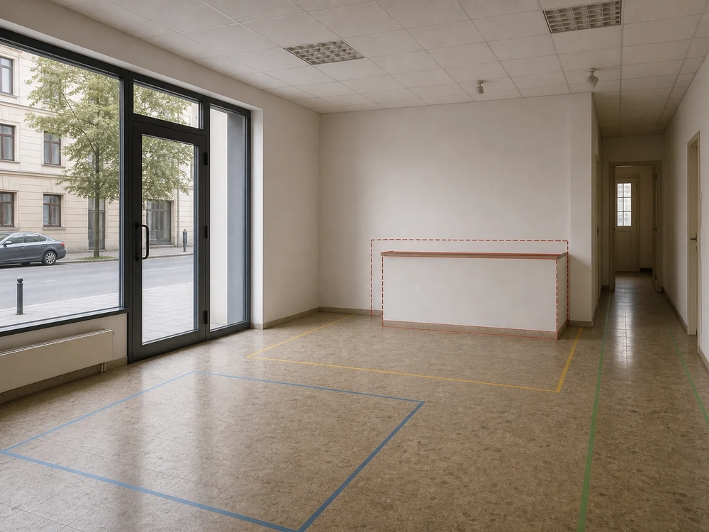 Plan funkcionalnih zona poslovnog prostora
