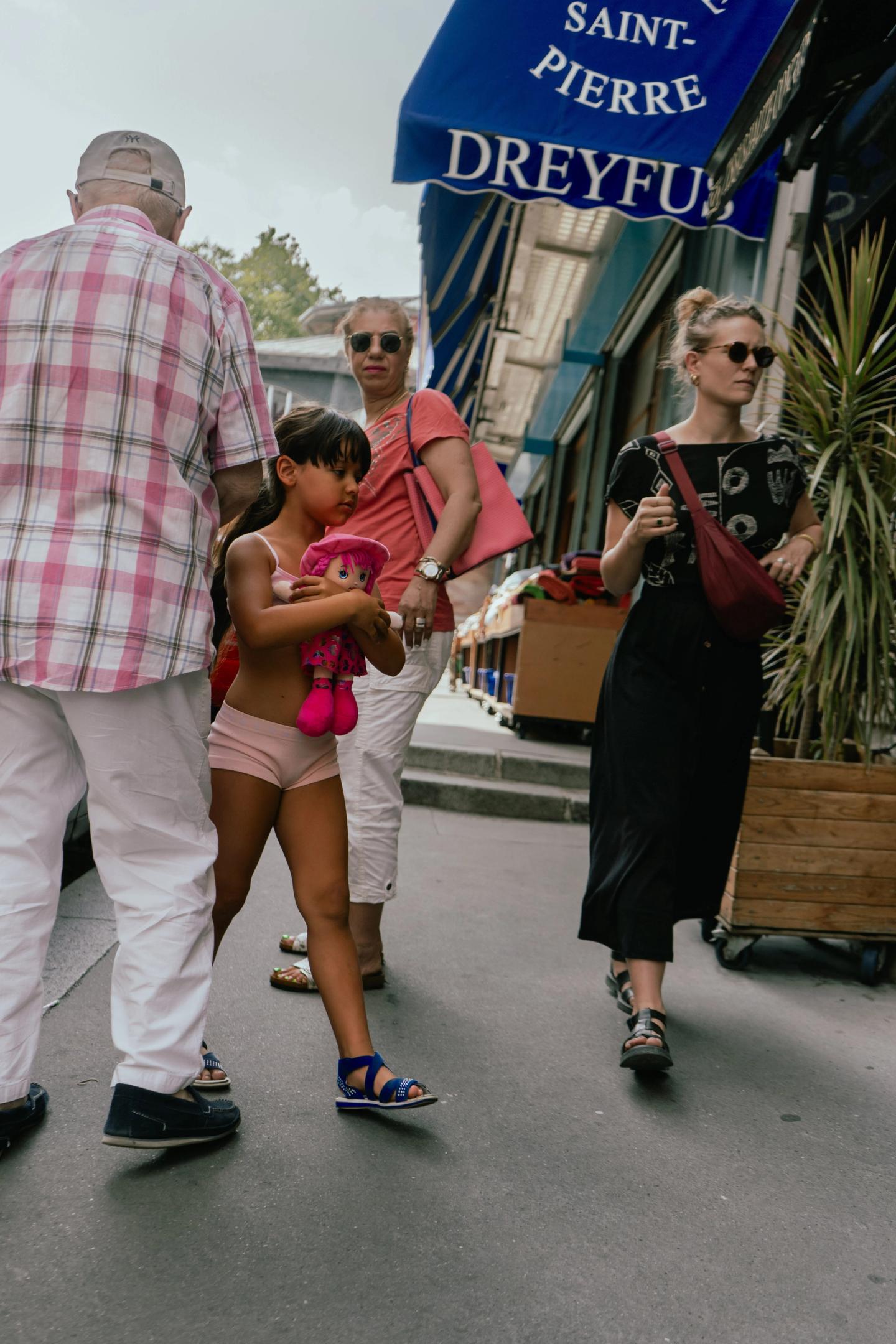 People walking in the streets of Paris