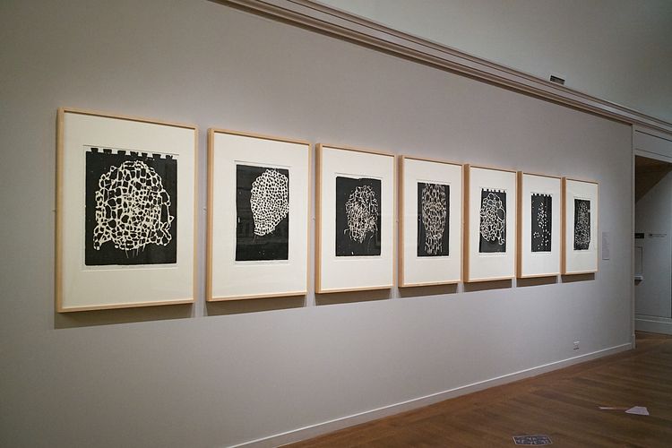 Ansicht aus der Ausstellung The German Woodcut: 70s into 80s