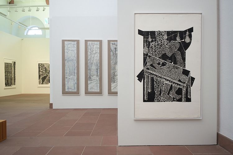 Ansicht aus der Ausstellung Alles ist Ausschnitt! Matthias Mansen. Potsdamer Straße
