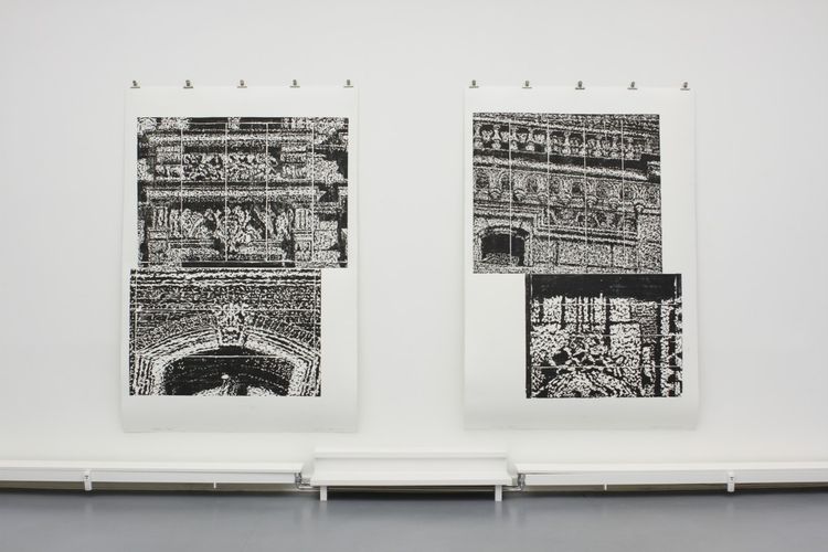 Ansicht aus der Ausstellung Matthias Mansen - Potsdamer Straße