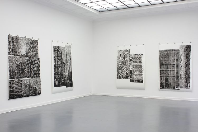 Ansicht aus der Ausstellung Matthias Mansen - Potsdamer Straße