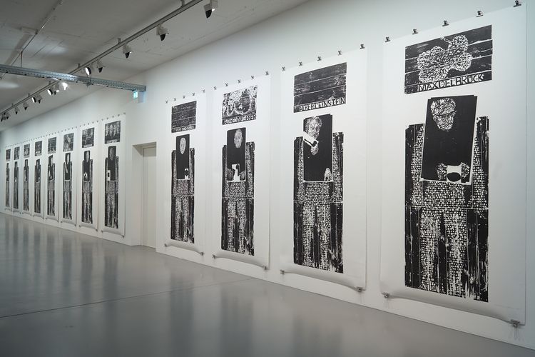 Ansicht aus der Ausstellung Matthias Mansen. Triest oder die Götter