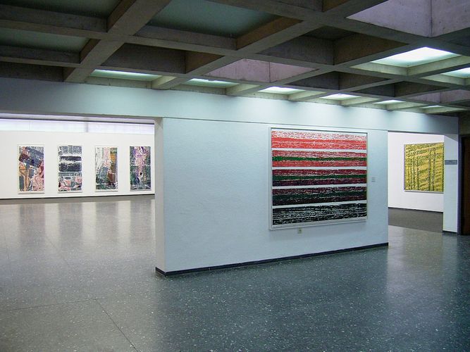 Ansicht aus der Ausstellung Matthias Mansen – Land und See