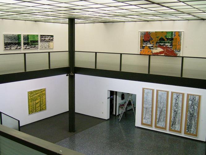 Ansicht aus der Ausstellung Matthias Mansen – Land und See