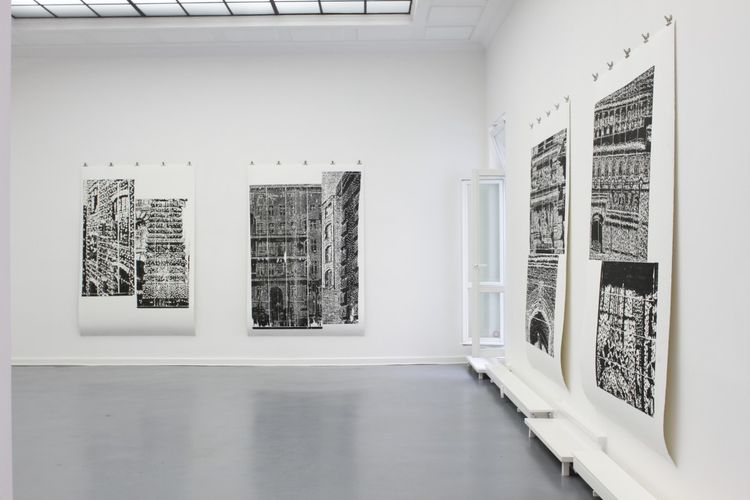 Ansicht aus der Ausstellung Matthias Mansen - Potsdamer Straße