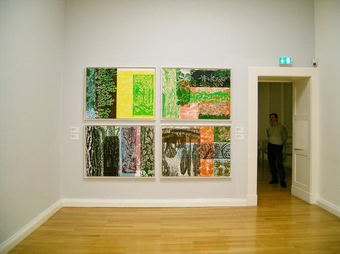 Ansicht aus der Ausstellung Matthias Mansen – Land und See