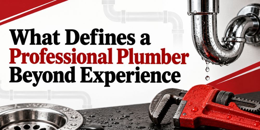 What Defines a Professional Plumber Beyond Experience