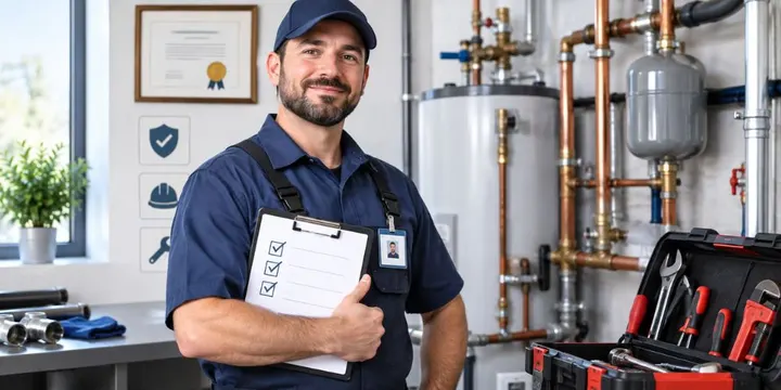 plumber - 1. Proper Licensing and Qualifications