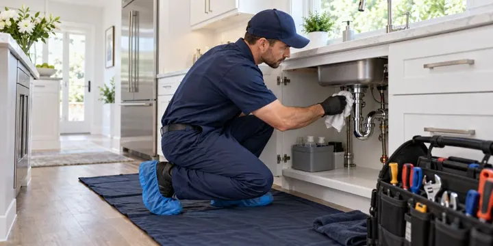plumber - 4. Respect for Property and Workmanship