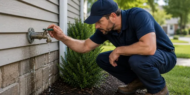 plumbing maintenance - Inspect Outdoor Faucets and Irrigation Lines