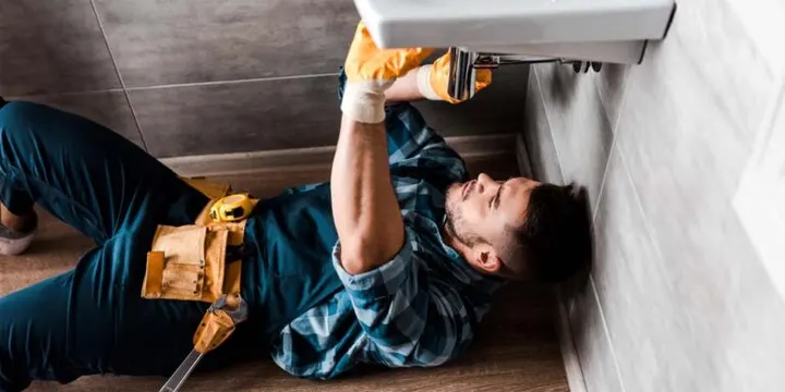 Art of bathroom plumbing