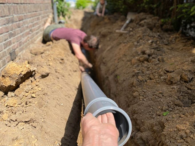 Restoring the sewer Line
