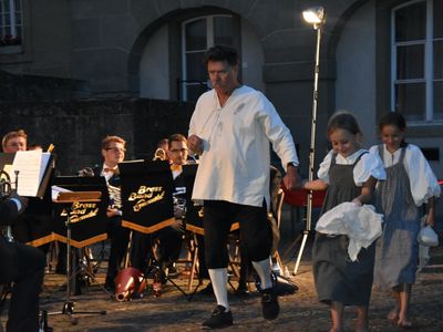 Ein Konzert der besonderen Art im Innenhof des Schlosses