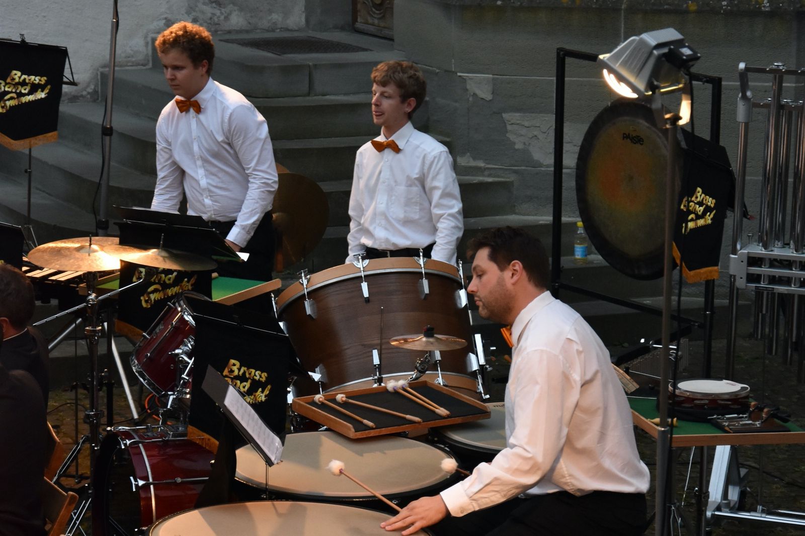 Ein Konzert der besonderen Art im Innenhof des Schlosses