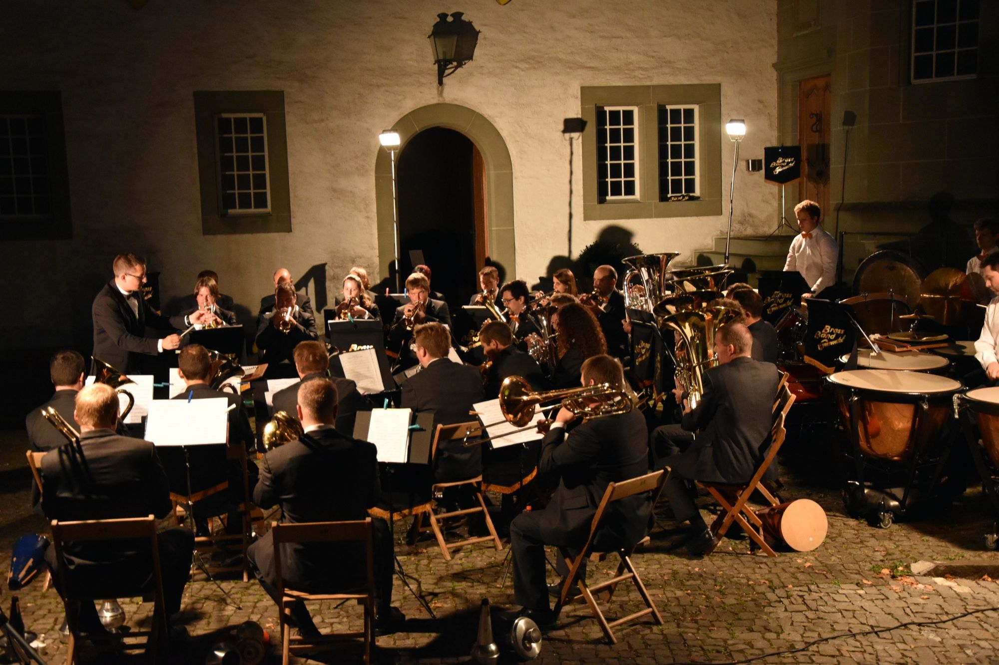 Ein Konzert der besonderen Art im Innenhof des Schlosses