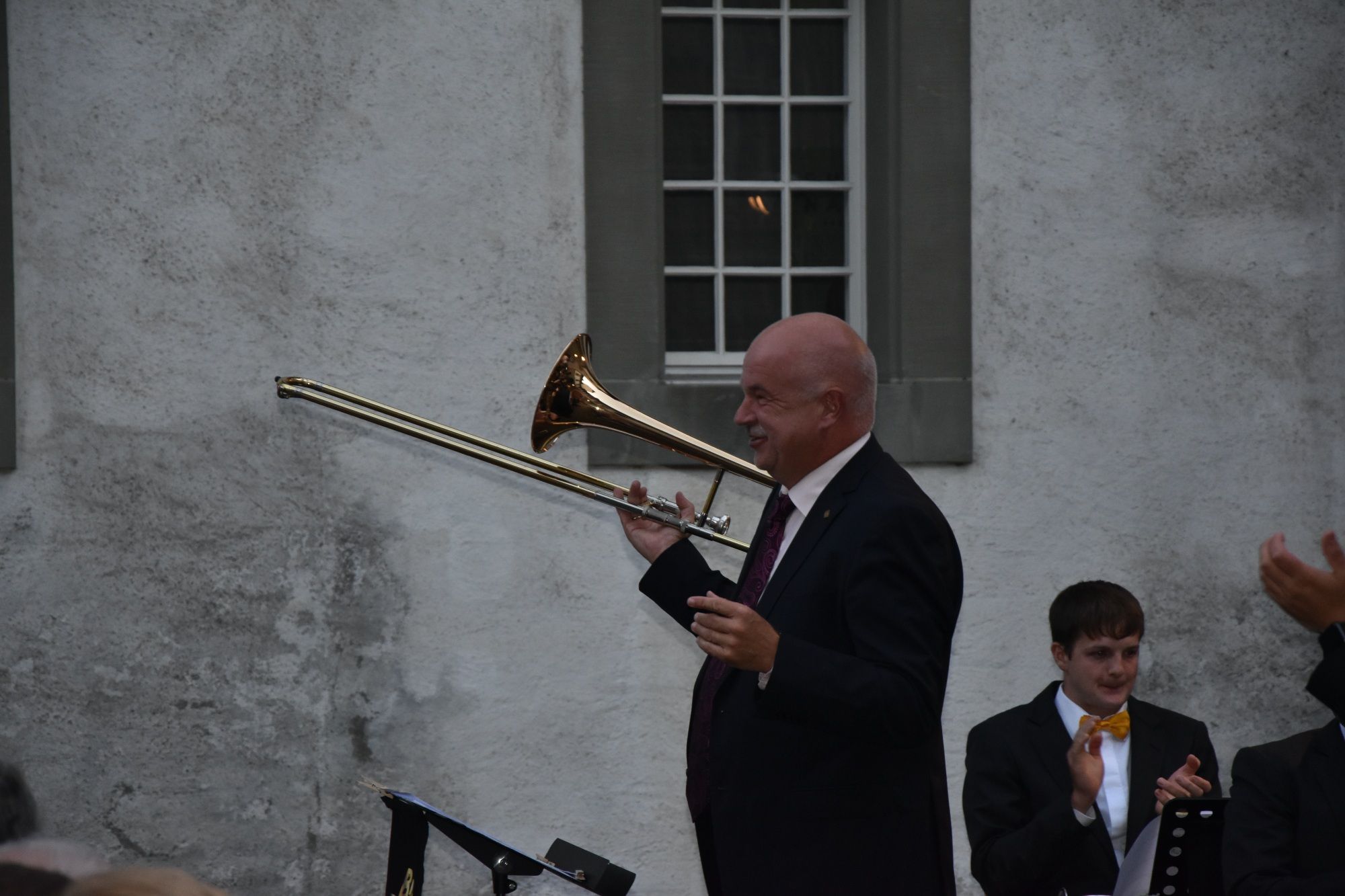 Ein Konzert der besonderen Art im Innenhof des Schlosses