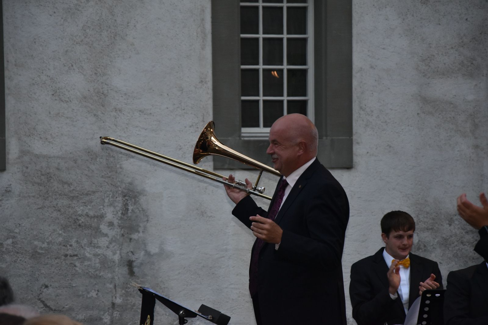 Ein Konzert der besonderen Art im Innenhof des Schlosses