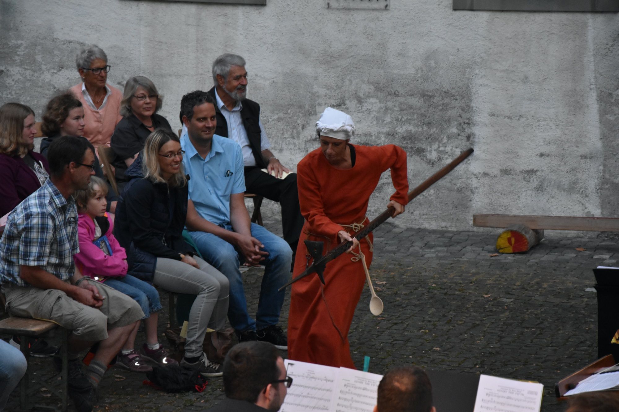 Ein Konzert der besonderen Art im Innenhof des Schlosses