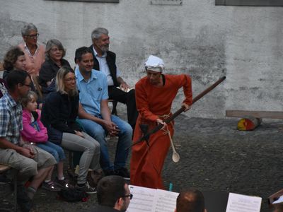 Ein Konzert der besonderen Art im Innenhof des Schlosses
