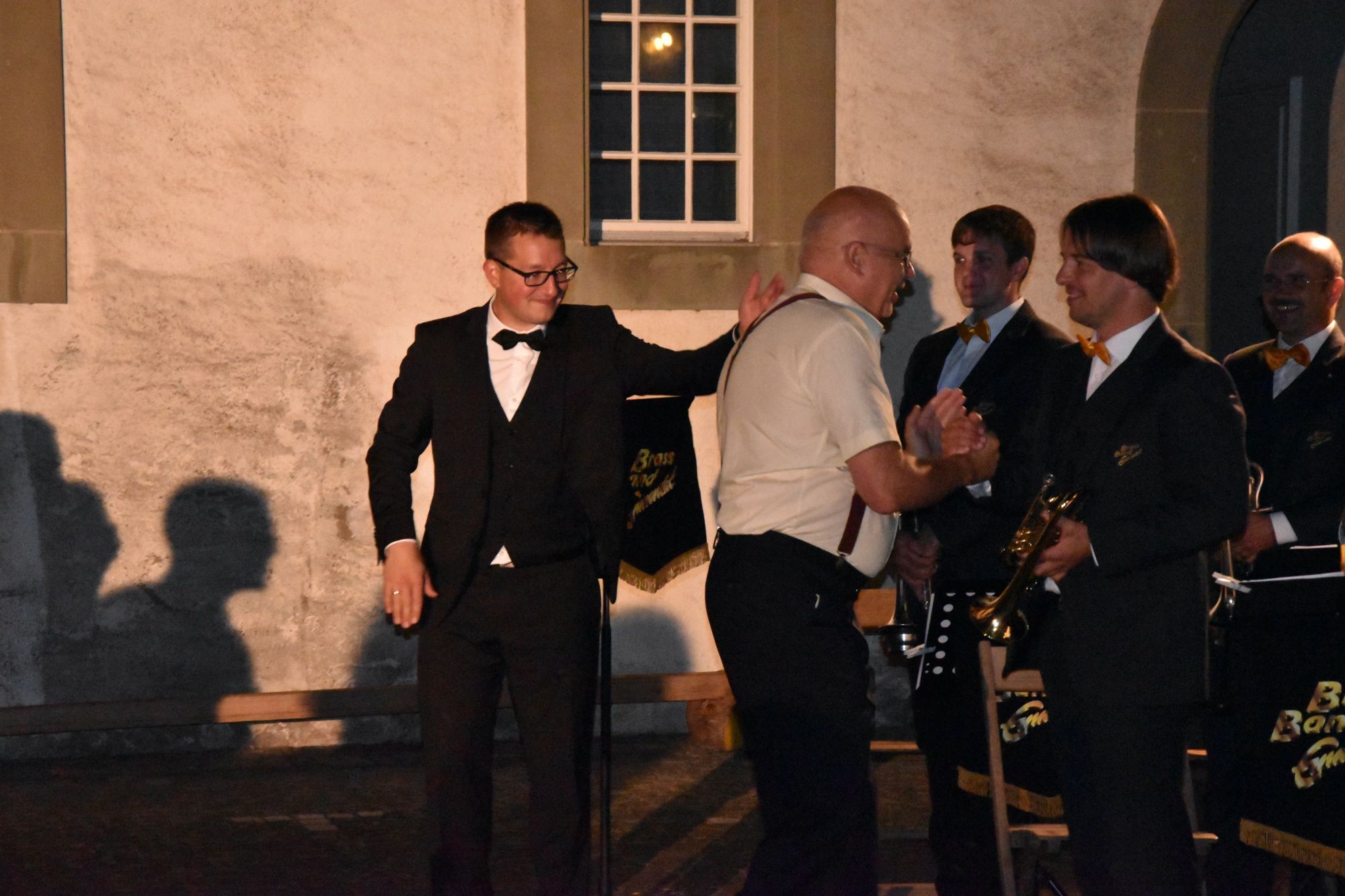 Ein Konzert der besonderen Art im Innenhof des Schlosses