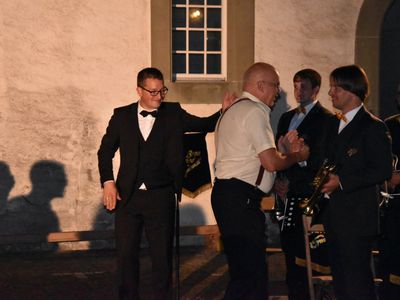 Ein Konzert der besonderen Art im Innenhof des Schlosses